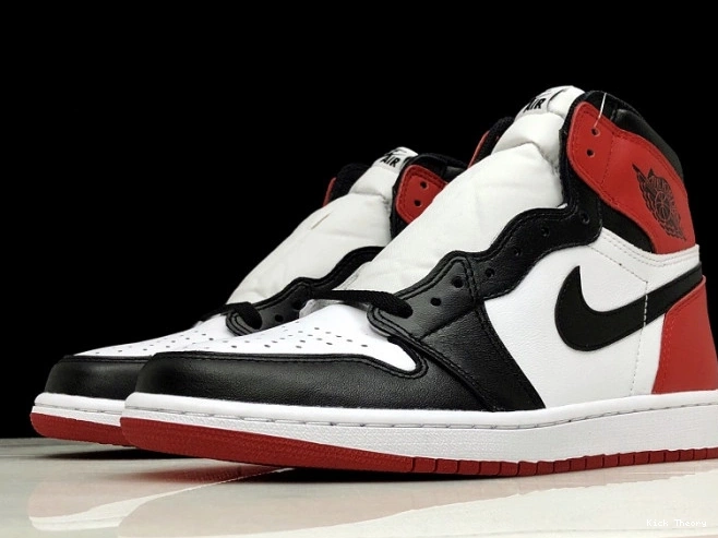 Kicked Out Shoe Store 555088-125 Jordan 1 Air Black Retro Toe 0626